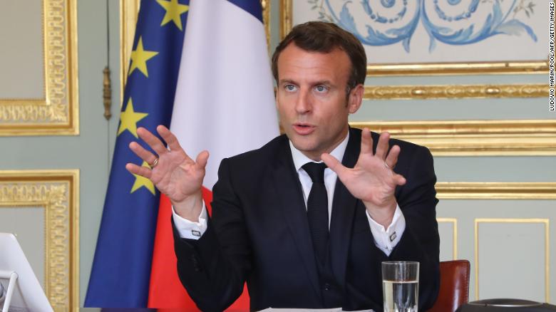 امانوئل ماکرون رئیس جمهوری فرانسه