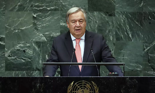 آنتونیو گوترش، دبیرکل سازمان ملل