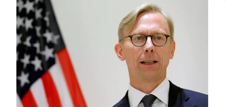 بریان هوک فرستادۀ آمریکا در امور ایران. REUTERS - Simon Dawson