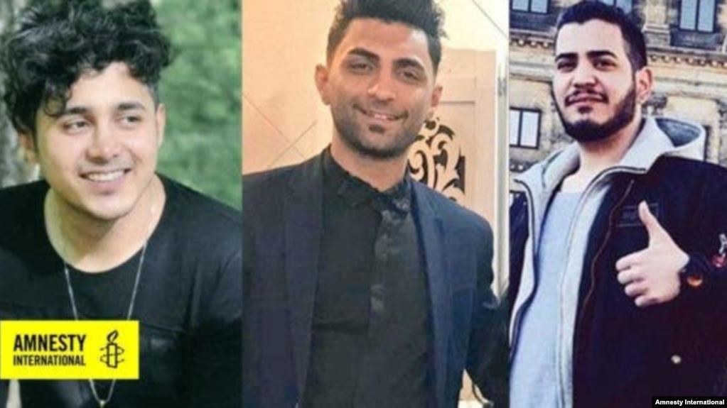 از راست به چپ: امیرحسین مرادی، محمد رجبی و سعید تمجیدی