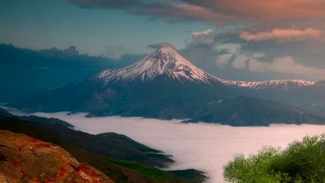 عکس مجید بهزاد از دماوند