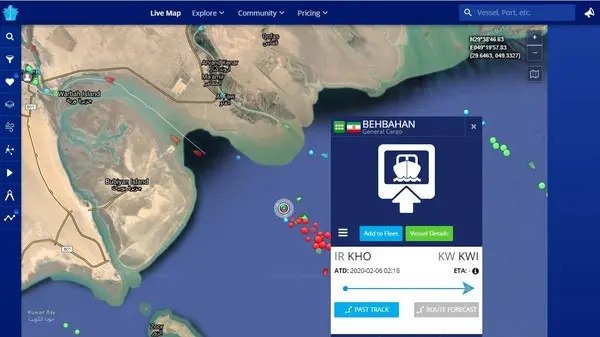  یک کشتی ایرانی در آب‎های سرزمینی عراق غرق شد 