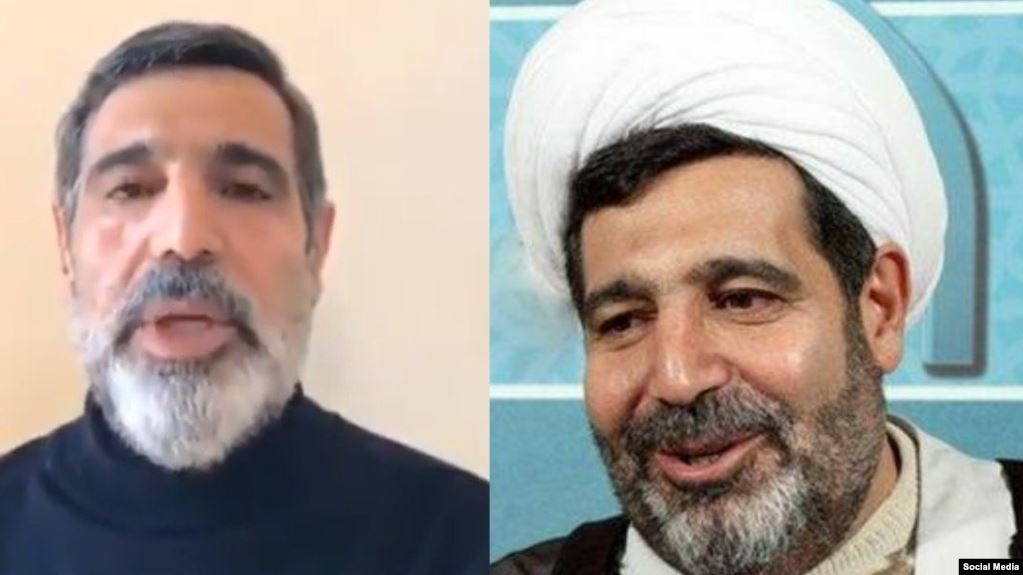 دو تصویر از غلامرضا منصوری در داخل و خارج از ایران