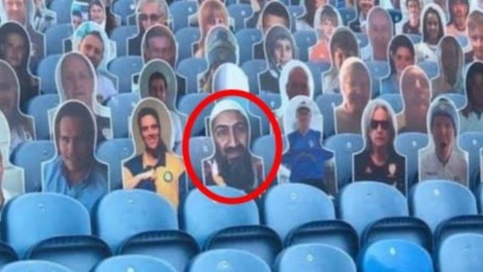 حضور ناگهانی اسامه بن لادن در یک مسابقه فوتبال در بریتانیا