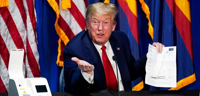 دونالد ترامپ، رئيس‌جمهوری آمریکا   -   کپی رایت  AP Photo