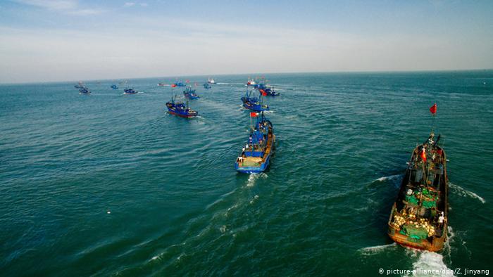 صید بی‌رویه و نابودی آبزیان توسط کشتی‌های مدرن چینی