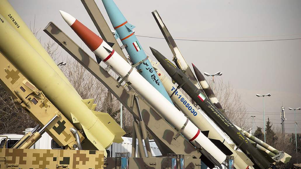 یک نمایشگاه موشکی در تهران فوریه ۲۰۱۹