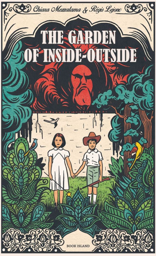 روی جلد کتاب باغ درون - بیرون