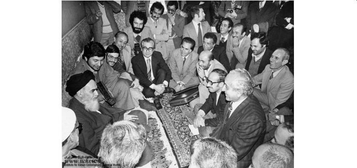 دیدار وکلای دادگستری با آیت‌الله خمینی-عکس از مرکز مطالعات ایران معاصر