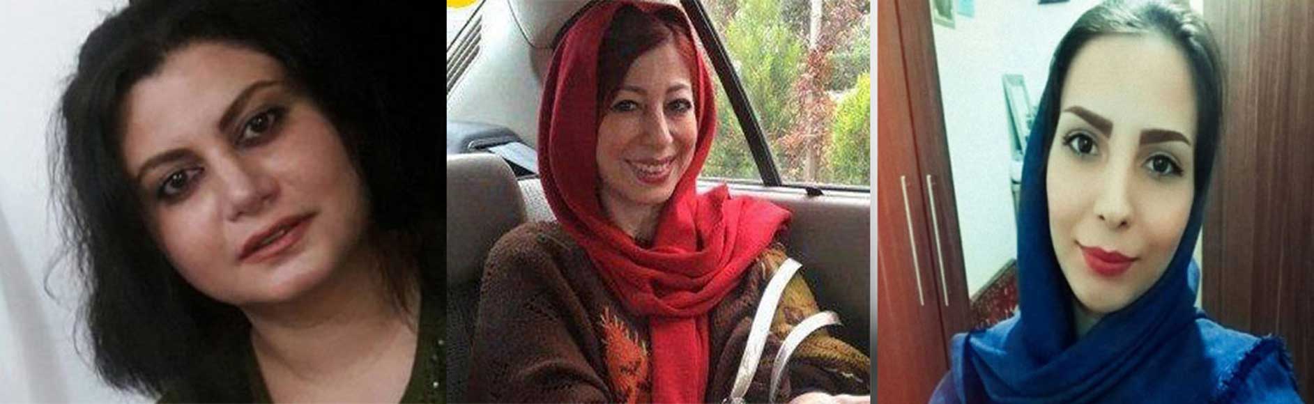 از راست: مریم سامقانی، نرگس ادیبی، سمانه نوروز مرادی