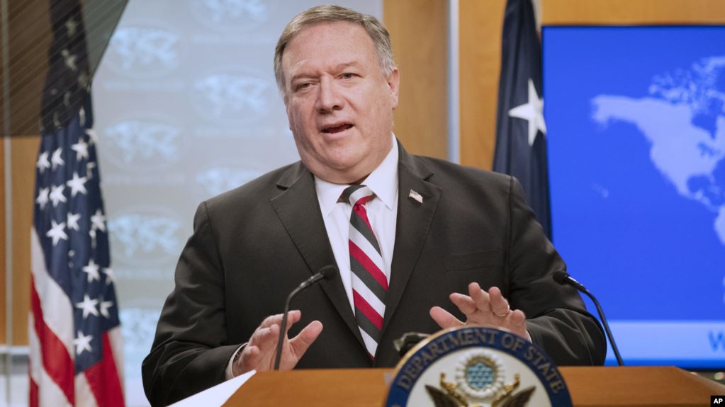 مایک پمپئو می‌گوید رژیم ایران به بهانه مقابله با کرونا به دنبال لغو تحریم و پول نقد است